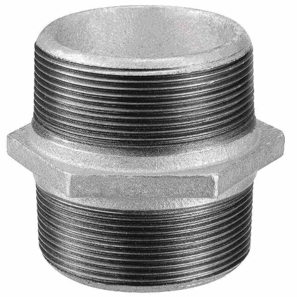 Niple Duplo Galvanizado Tupy Tamanho 3-4"
