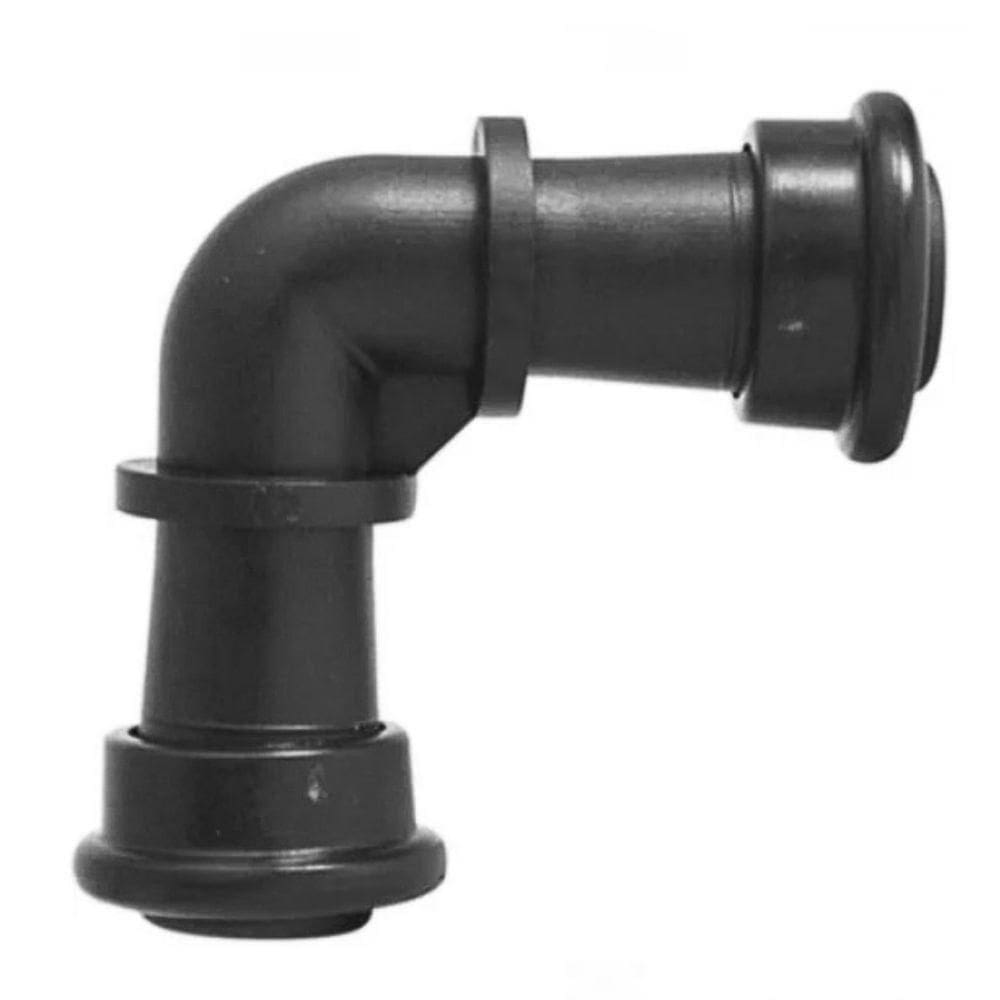 Joelho 16mm Anel Liso Para Mangueira Irrigação Gotejamento