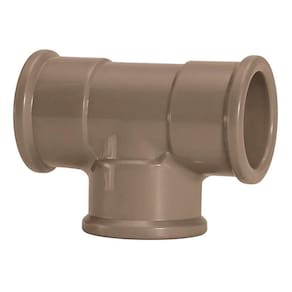 Te Soldavel Dn 20, 25, 32mm Marrom Fortlev Kit 5unid Tamanho 32 Mm