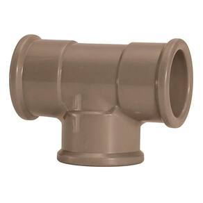 Te Soldavel Dn 20, 25, 32mm Marrom Fortlev Kit 5unid Tamanho 20 Mm