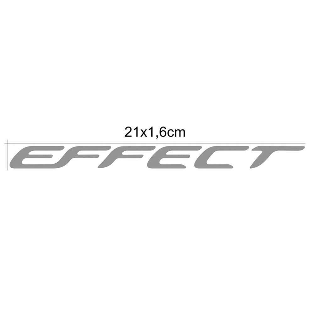 Adesivo Sem Resina Emblema Lateral Effect Onix Agile Prisma Cor Cinza