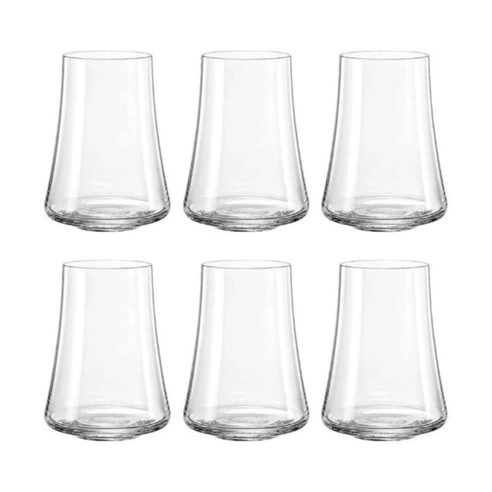6 Copos Alto Xtra Em Cristal 400ml Bohemia