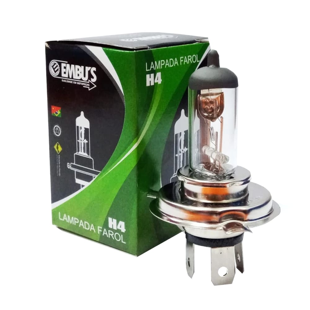 Lâmpada Farol Biodo H4 12V 35/35W 00035E (Embus)
