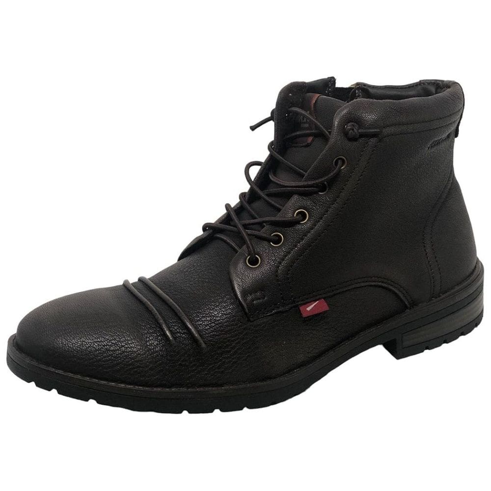 Bota Coturno Masculina Couro Conforto Ferracini Bagda