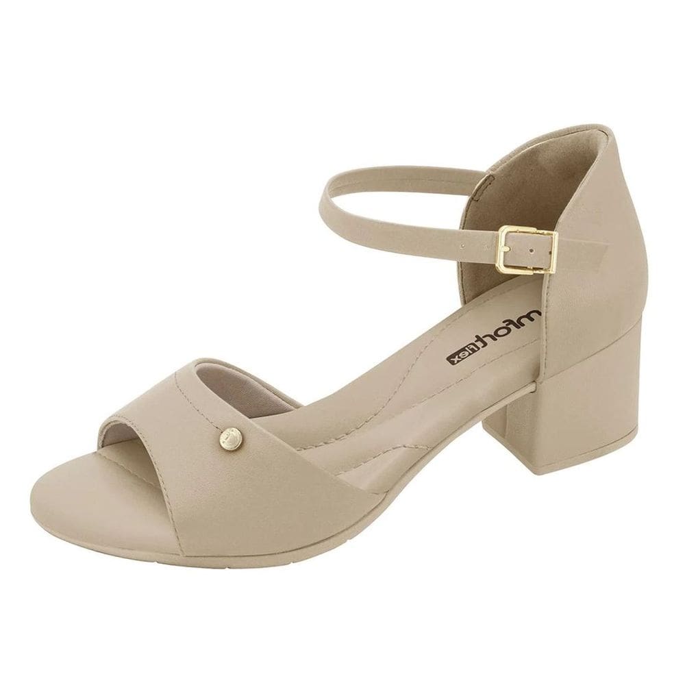 Sandalia Feminina Casual Conforto Salto Bloco Comfortflex