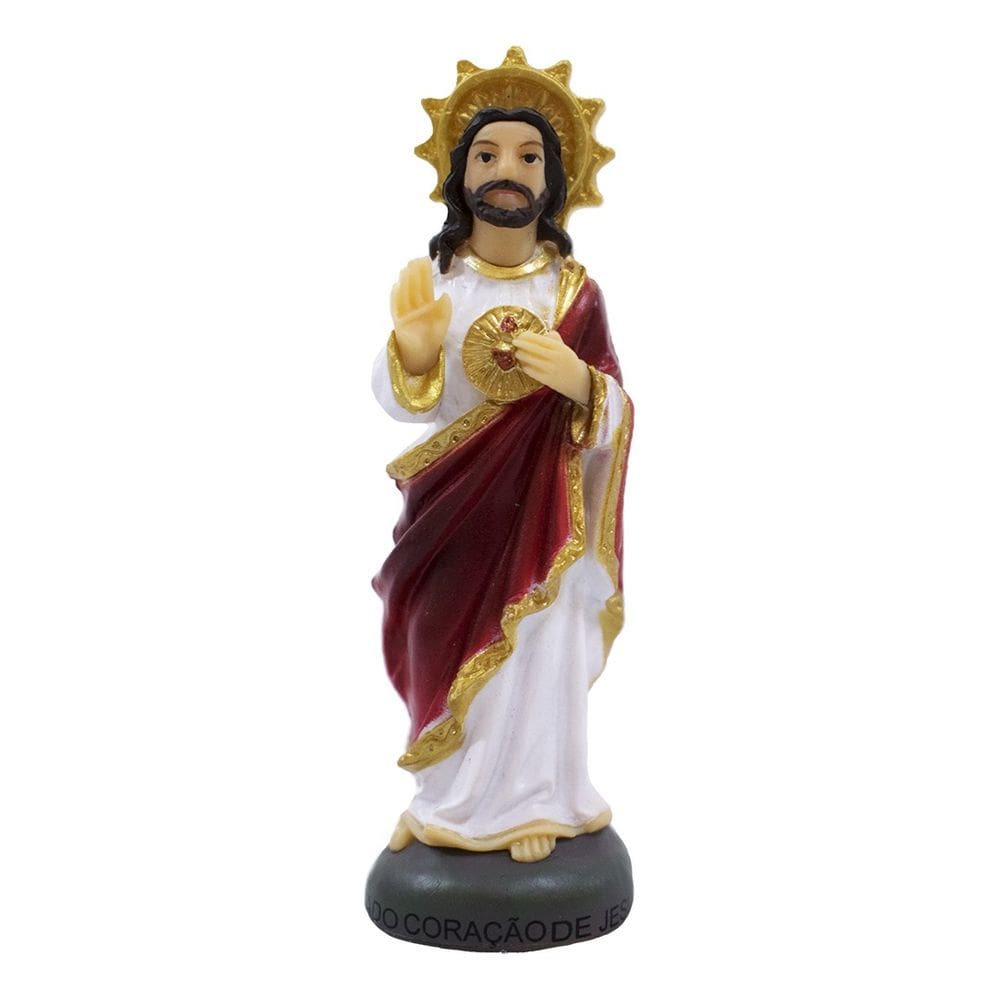 Imagem Sagrado Coração De Jesus Pequeno - 8cm