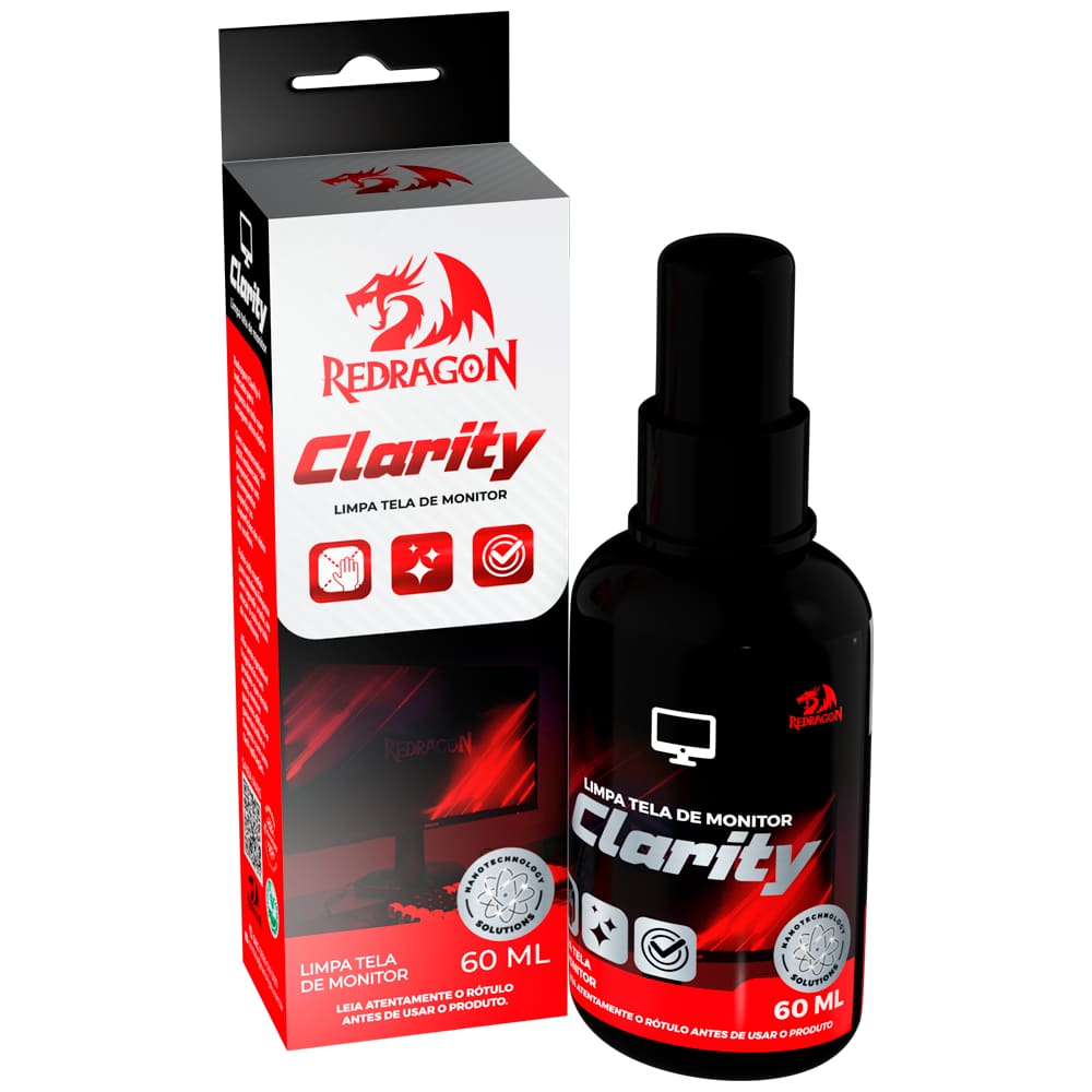 Redragon Clarity – Solução Nano para Limpeza de Telas e Monitores