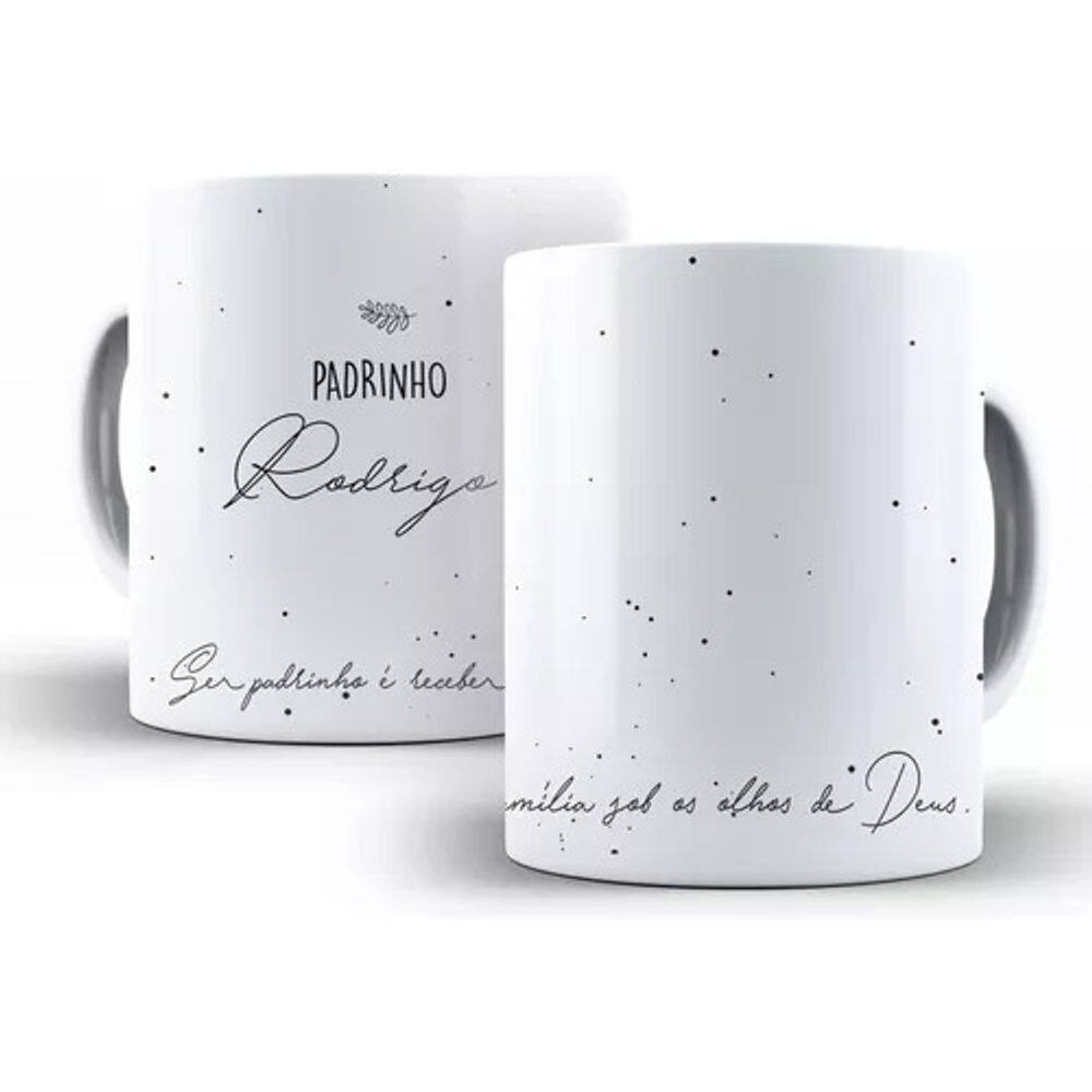 Caneca Convite Padrinho Ou Madrinha Batismo Promovidos