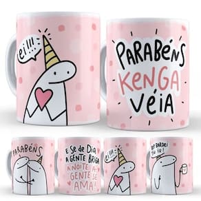 Caneca Amiga Personalizada Amigas Engraçada Para Sempre Aniversário Flork Doida Vaca Irmã Amizade Porcelana 325ml