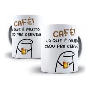 Caneca Personalizada Flork Meme Figurinha Engraçado Xícara