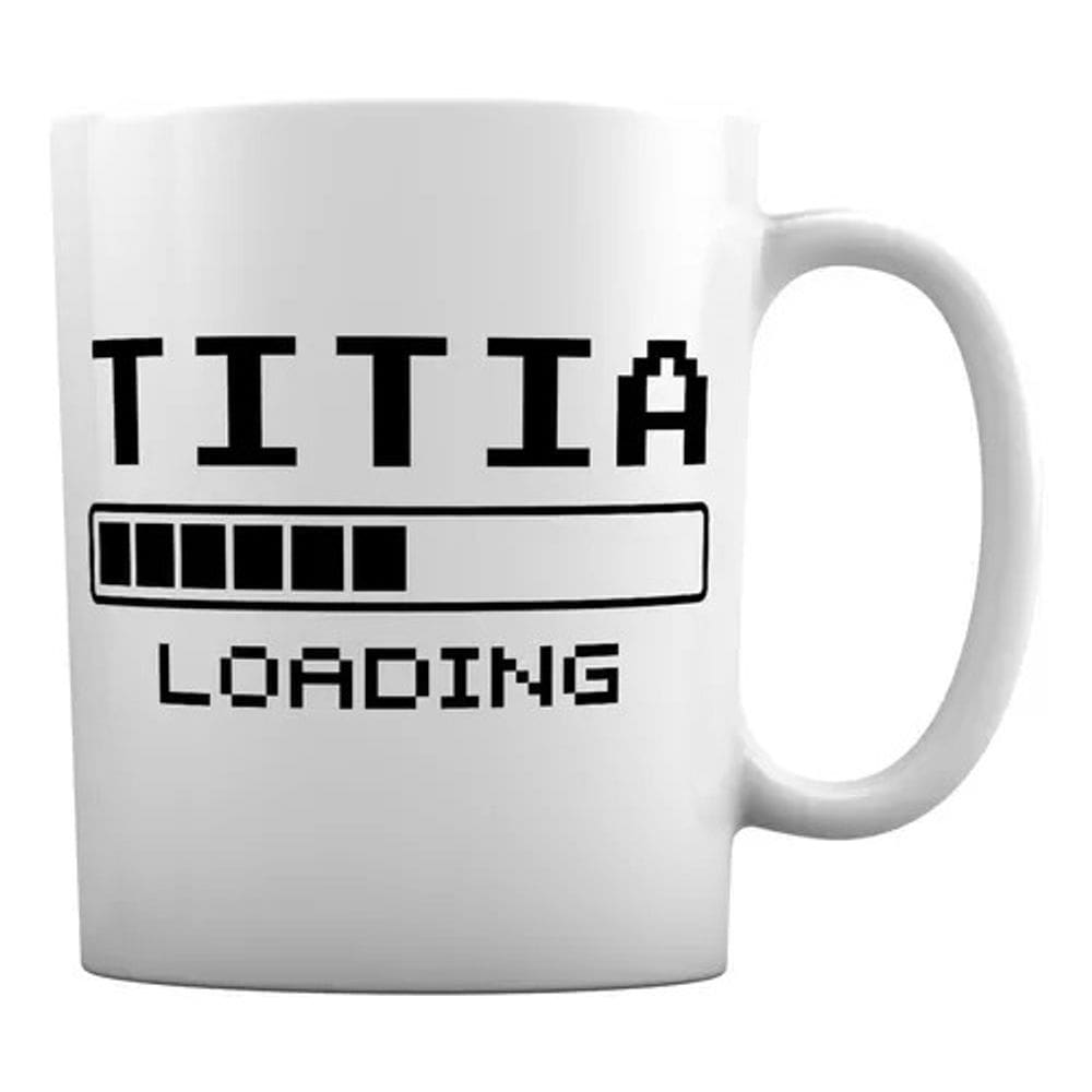 Caneca Branca Cerâmica Presente Lembrancinha Titia Loading