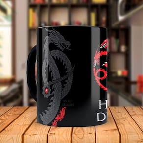 Caneca Mágica Série House of Dragon com Nome