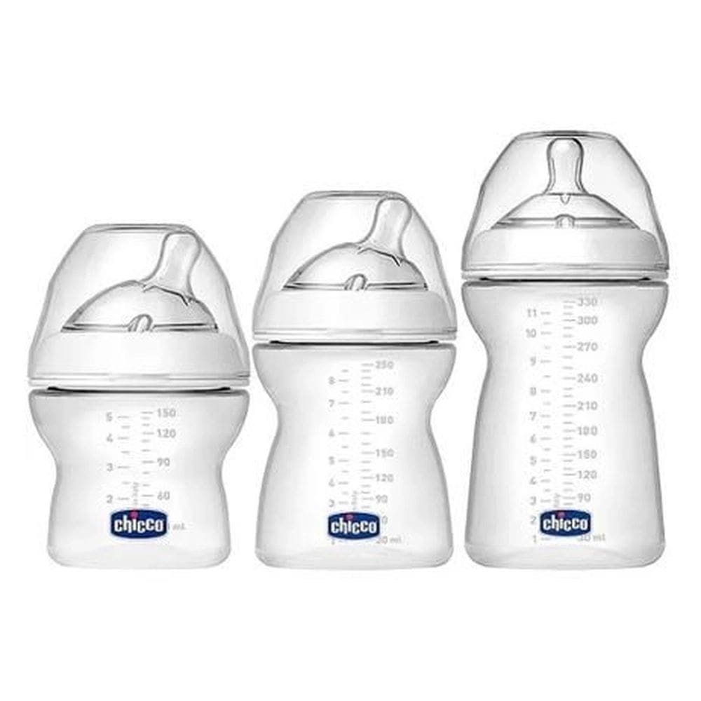 Kit 3 Mamadeiras Step Up 150 250 330Ml Branco - Chicco