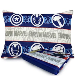 Jogo de Cama Microfibra Solteiro Estampado Avengers 1,40 m x 2,20 m Com 2 peças Lepper