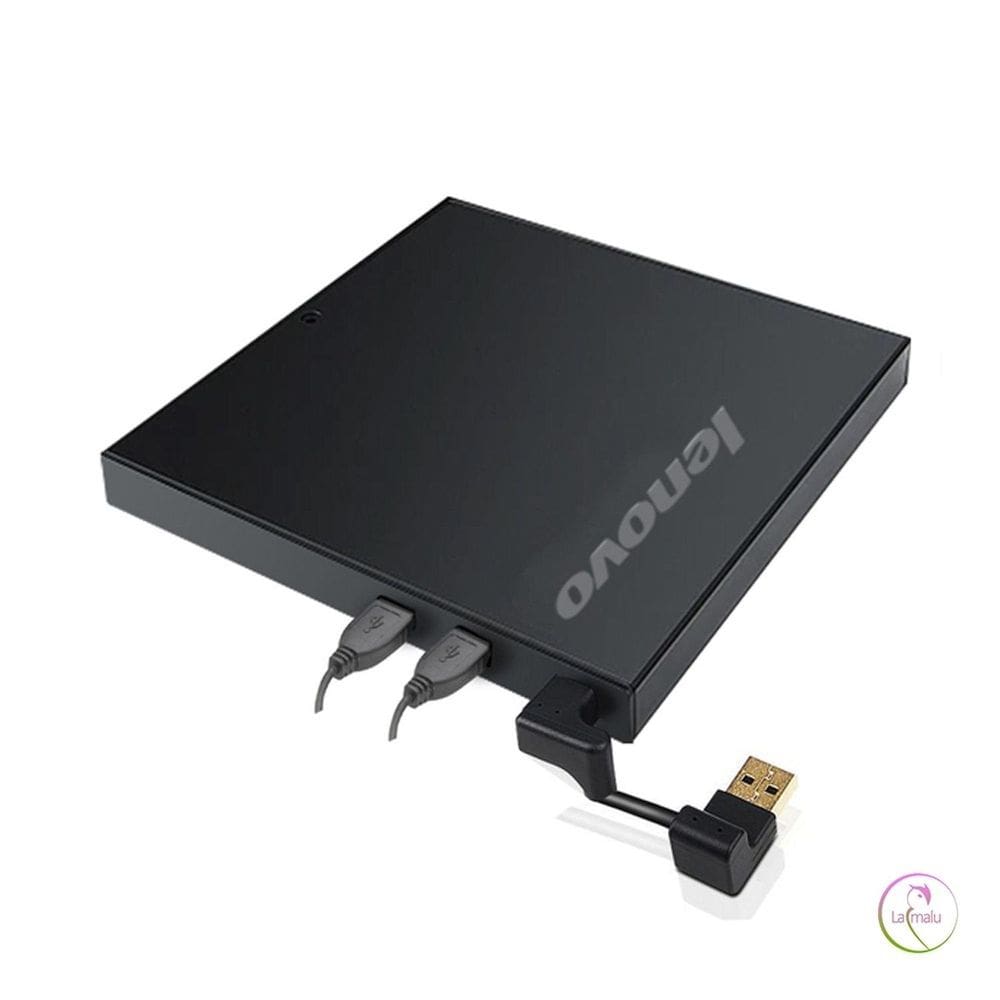 Gravador e Leitor de DVD e CD Externo LENOVO O&M USB para Notebook ou CPU