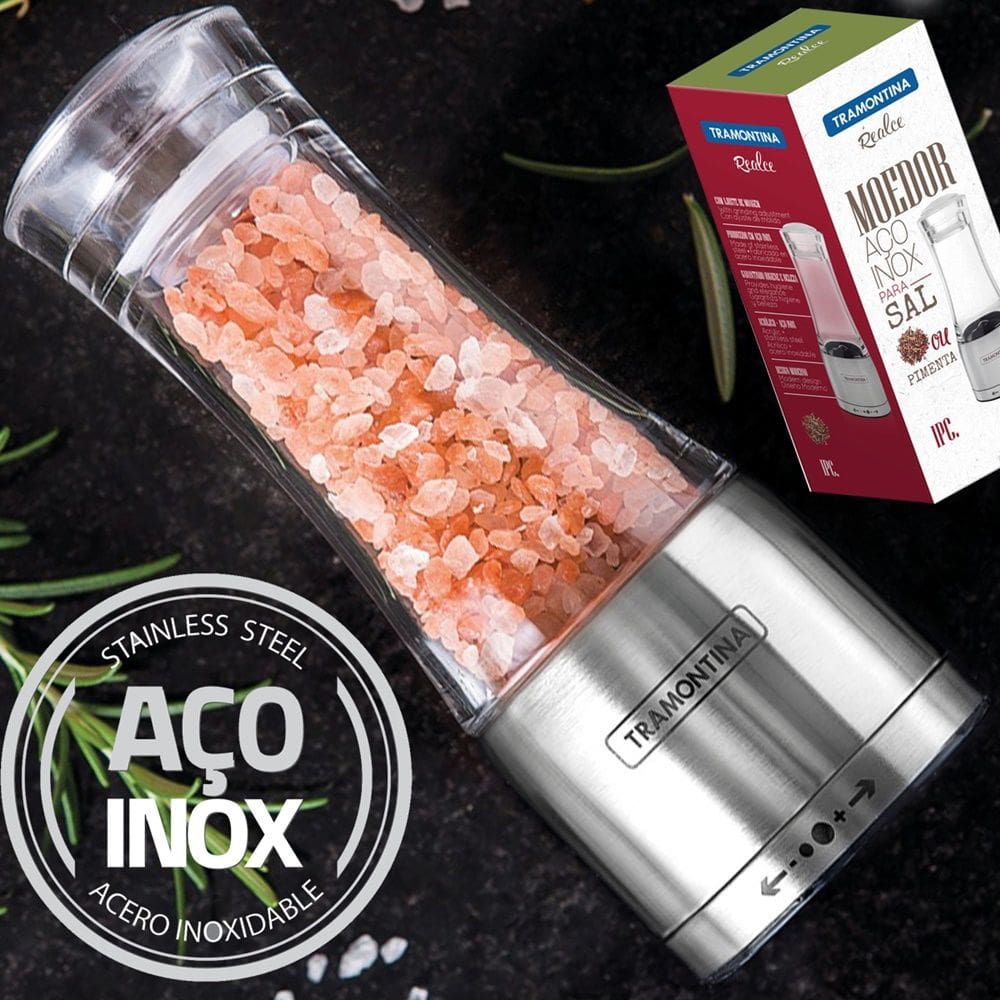 Moedor Triturador Sal Grosso Pimenta Inox Moinho Tramontina