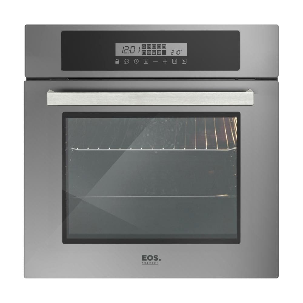 Forno Elétrico de Embutir EOS Premium 80 Litros Digital Touch Convecção e Porta de Vidro Espelhado EFE80EEDT 220V