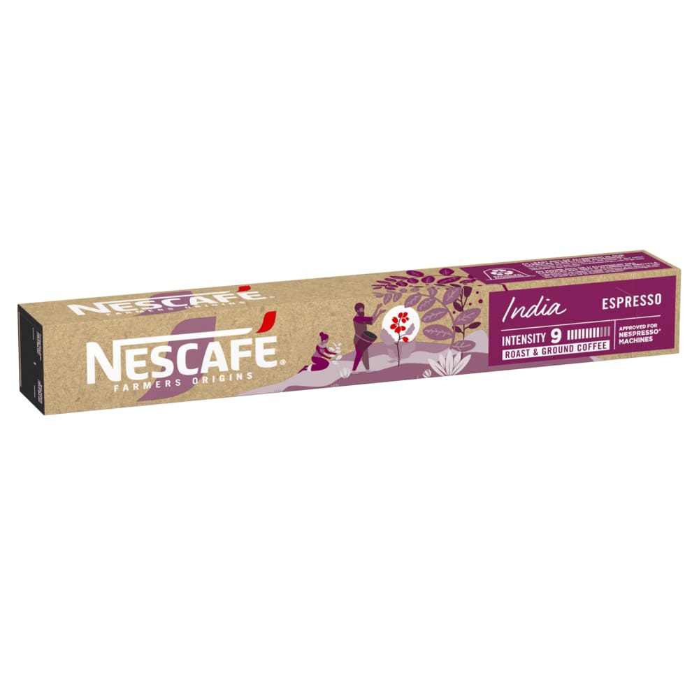 Cápsulas de Nescafé Farmers India - 10 cápsulas