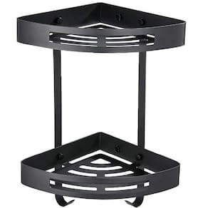 Suporte De Canto Box Banheiro 2 Prateleiras Porta Shampoo Condicionador Saboneteira Organizador Decoraçao Lavanderia Multiuso Casa