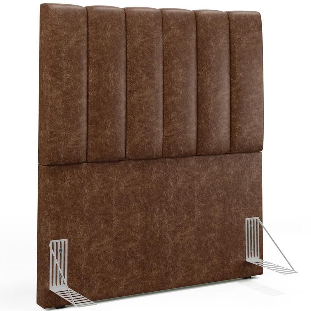 Cabeceira Cama Box Solteiro 100 Cm Dália W01 Marrom