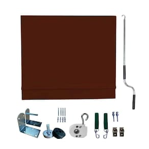 Toldo Cortina Marrom - 1,70m X 2,60m - Kit Completo