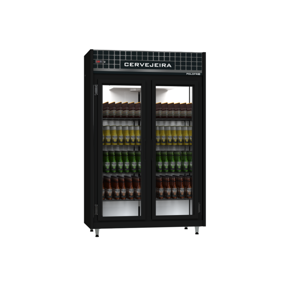 Cervejeira Comercial 02 Portas de Vidro 987L Polofrio 2415 220v