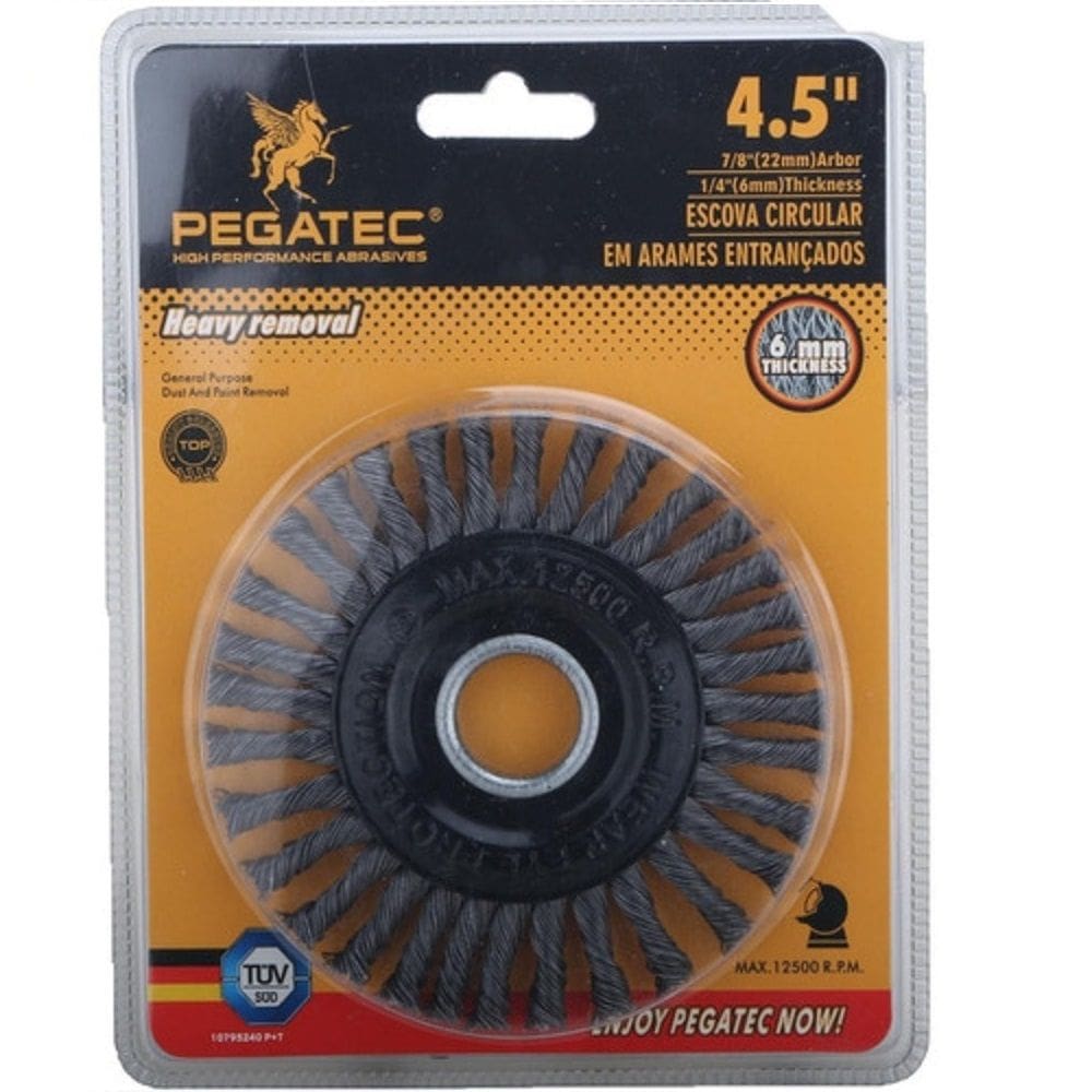 Escova Aco Tranc P Esmeril 006Mm Pte005 / 05Ptecet11506