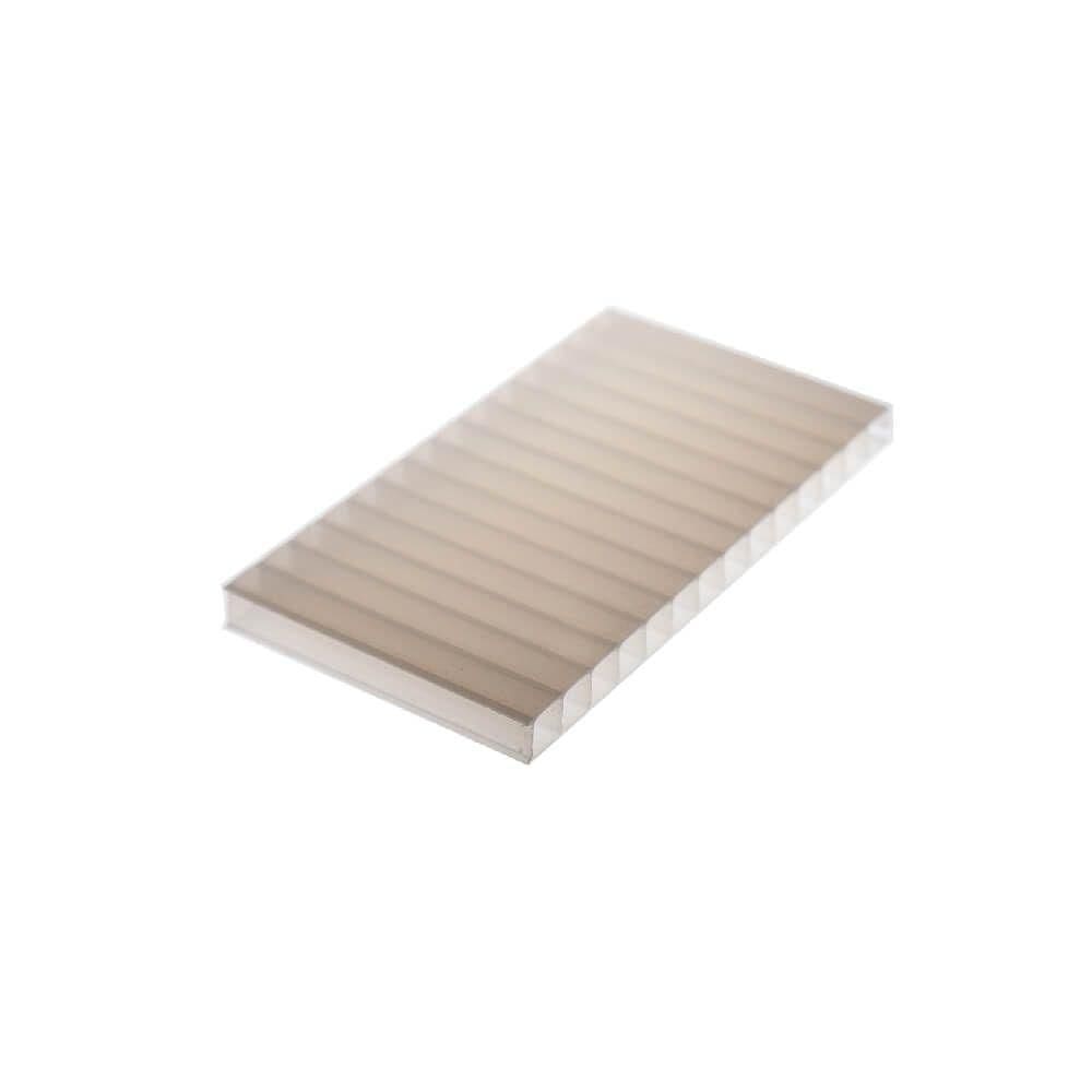 Chapa De Policarbonato Alveolar Branco Refletivo 6mm - 2,10m X 6,00m - Polygal