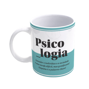 Caneca De Porcelana Profissões - Psicologia