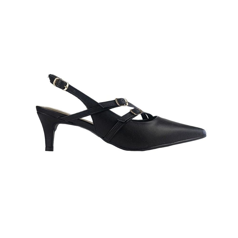 Sapato Scarpin Via Uno Slingback Chic