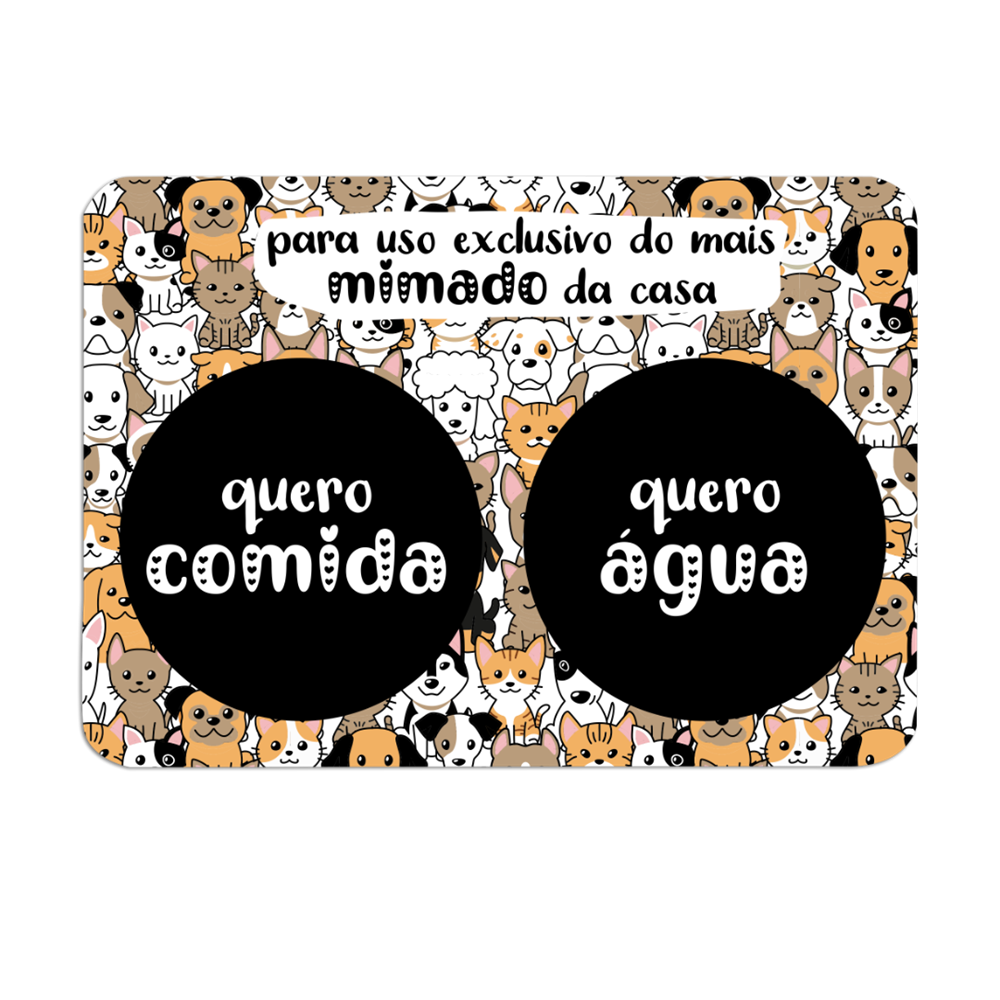 Tapete para Comedouro - Pet Lovers