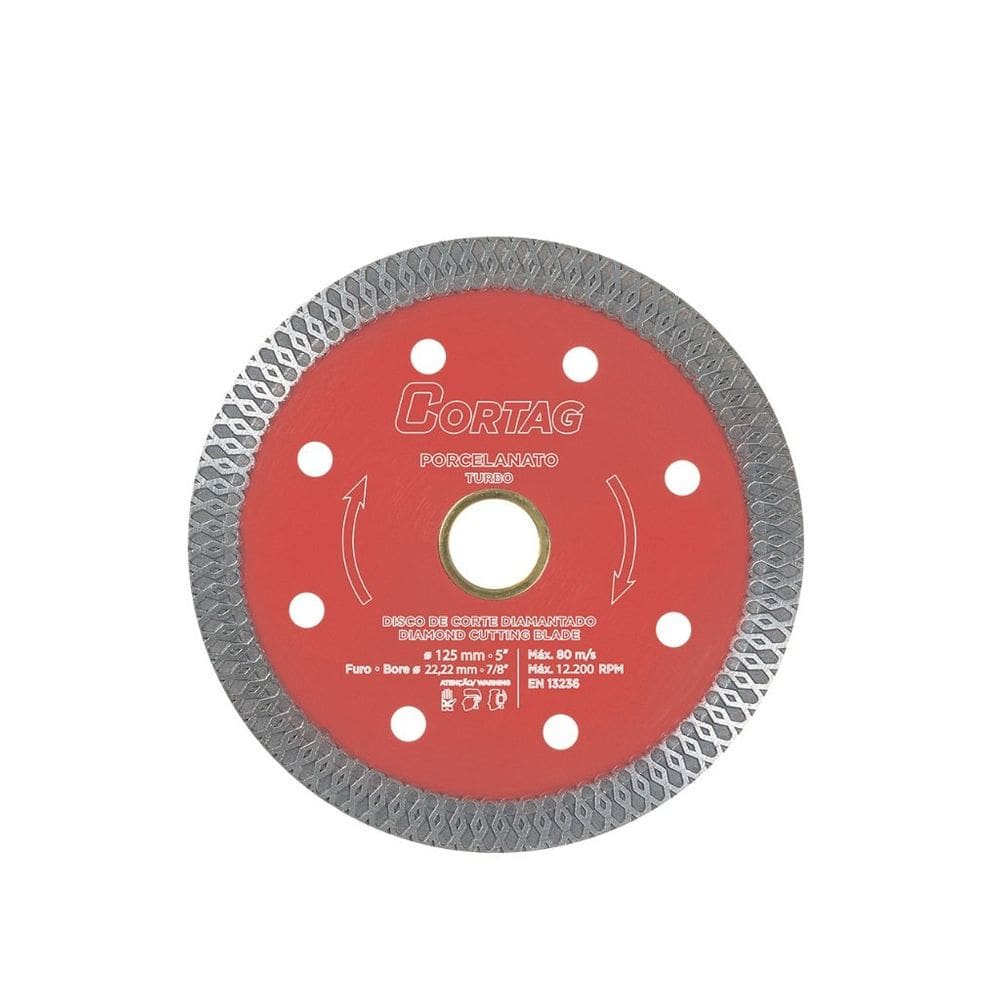 Disco Diamantado Best Quality Porcelanto Turbo 9" - Cortag