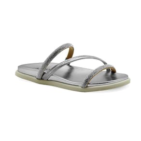 Sandália Feminina  Flat Forme Tira Strass