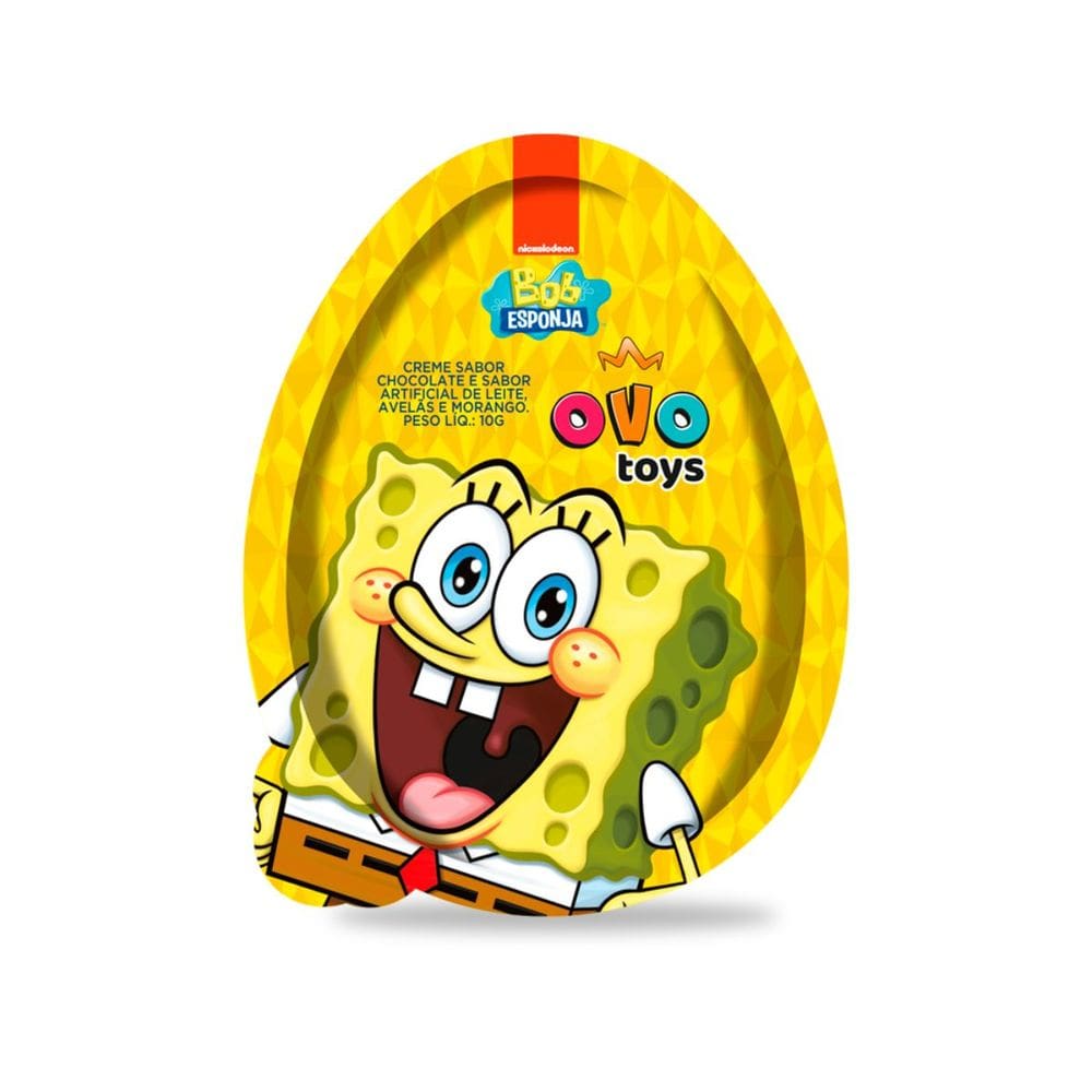Ovo Toys Surpresa Bob Esponja - 24 unidades