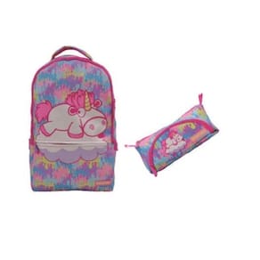 Kit Mochila de Costas + Estojo Meu Malvado Favorito Unicórnio Ref: 8260 E 8261 Xeryus
