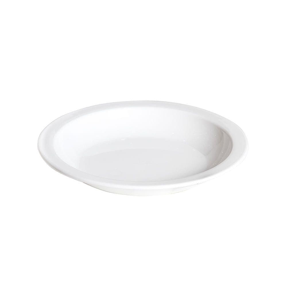 Prato Elegance Fundo Redondo 22cm Branco Em Polipropileno Linha Tropical Vem