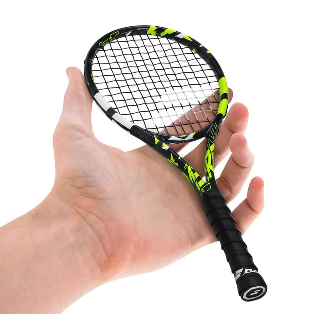 Mini Raquete Babolat Pure Aero Preta Amarela e Branca