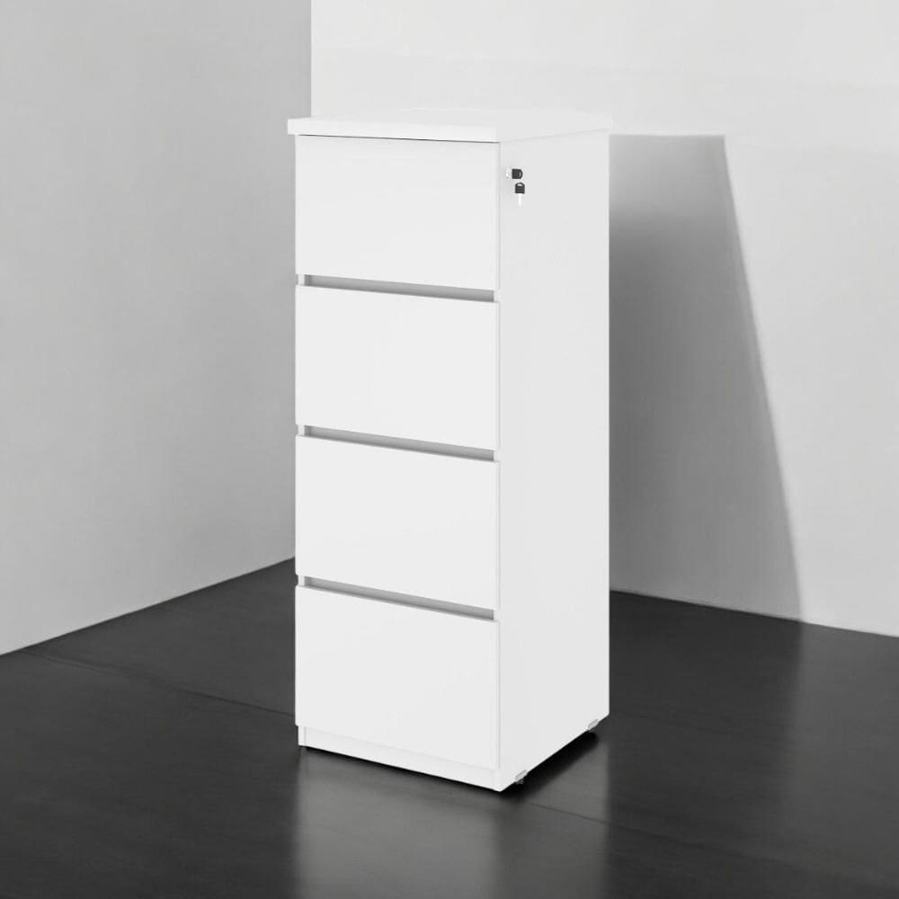 Gaveteiro Arquivo 04 Gavetas Línea Branco