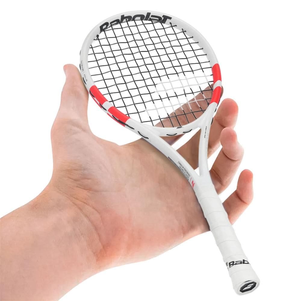 Mini Raquete Babolat Pure Strike Branca e Vermelha