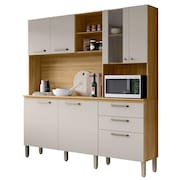 Kit Cozinha Mega com Tampo Freijó Soft - Kits Paraná