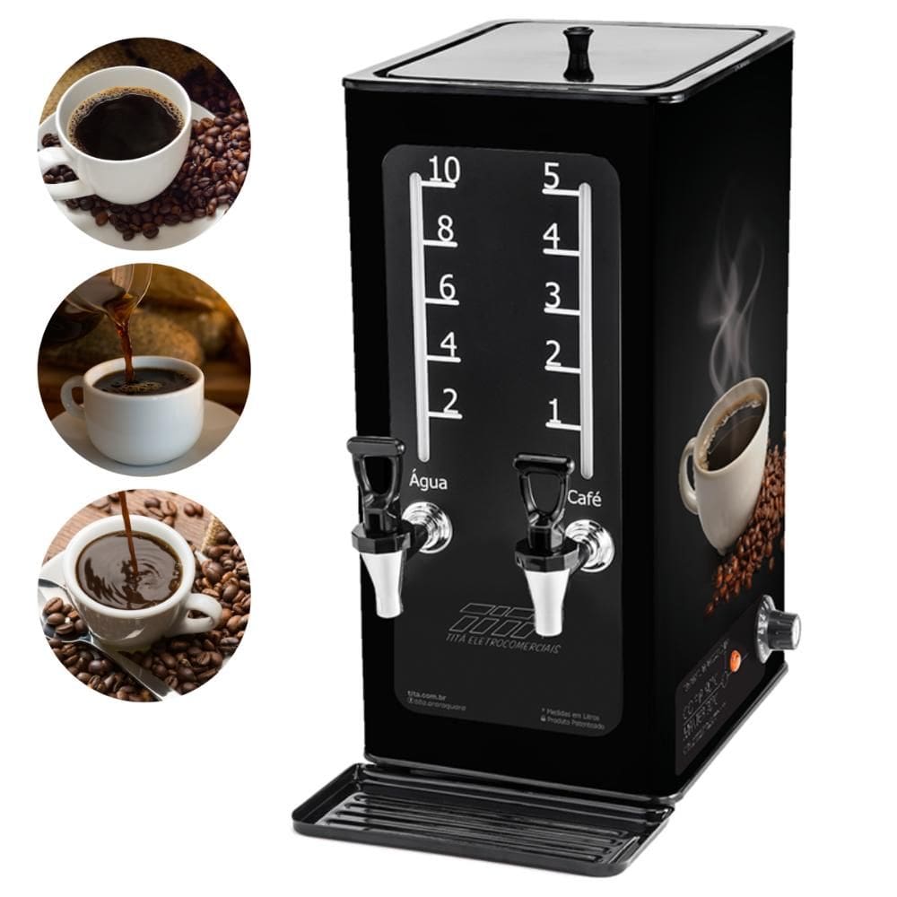 Cafeteira Elétrica 5 Litros Personalizada Coffee Line Com Coador Adesivada Titã