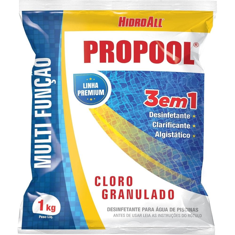 Cloro Propool 3 Em 1 1Kg Hidroall