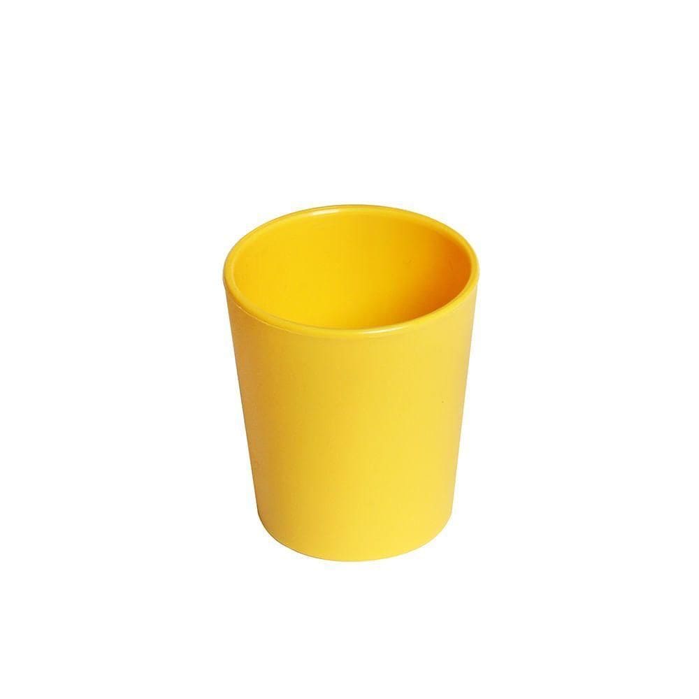 Copo Fresc Redondo 200ml Amarelo Em Polipropileno Linha Tropical Vem