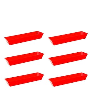 Conjunto De Travessa Stillo 4l 6 Peças Vermelho Em Polipropileno Linha Tropical Vem