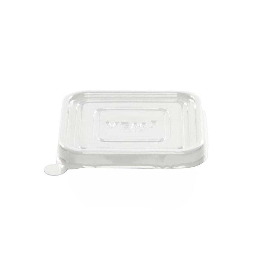 Tampa Descartável Para Travessa 11x11 250ml Natural Em Pvc Vem (1.800 Un.)