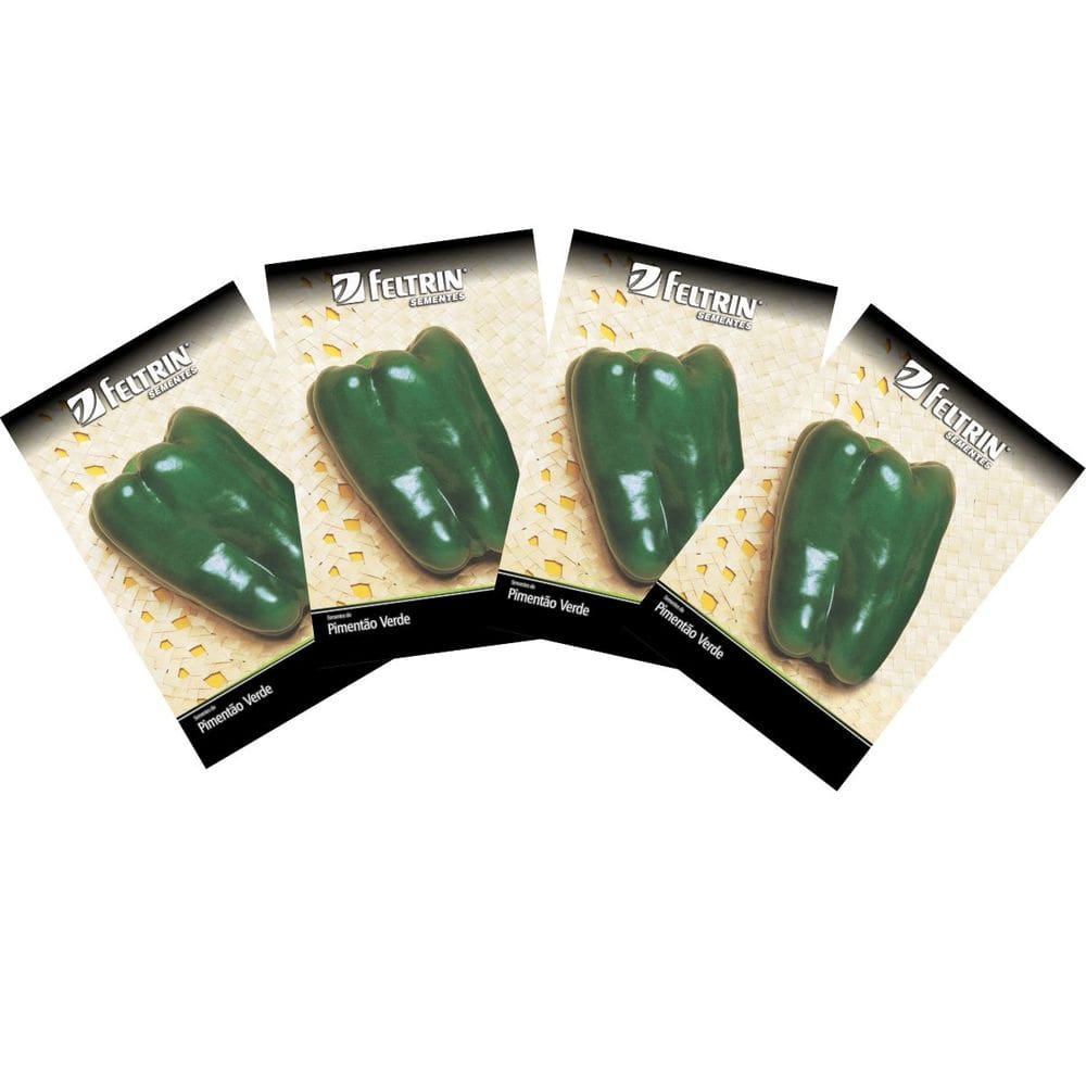 4X Sementes de Pimentão Verde Yolo Wonder FELTRIN