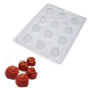 Forma Simples Bombom Rosa 12g em Acetato Cód 24 (a7) BWB - Para Bombom e Doces de Chocolate e Confeitaria Páscoa