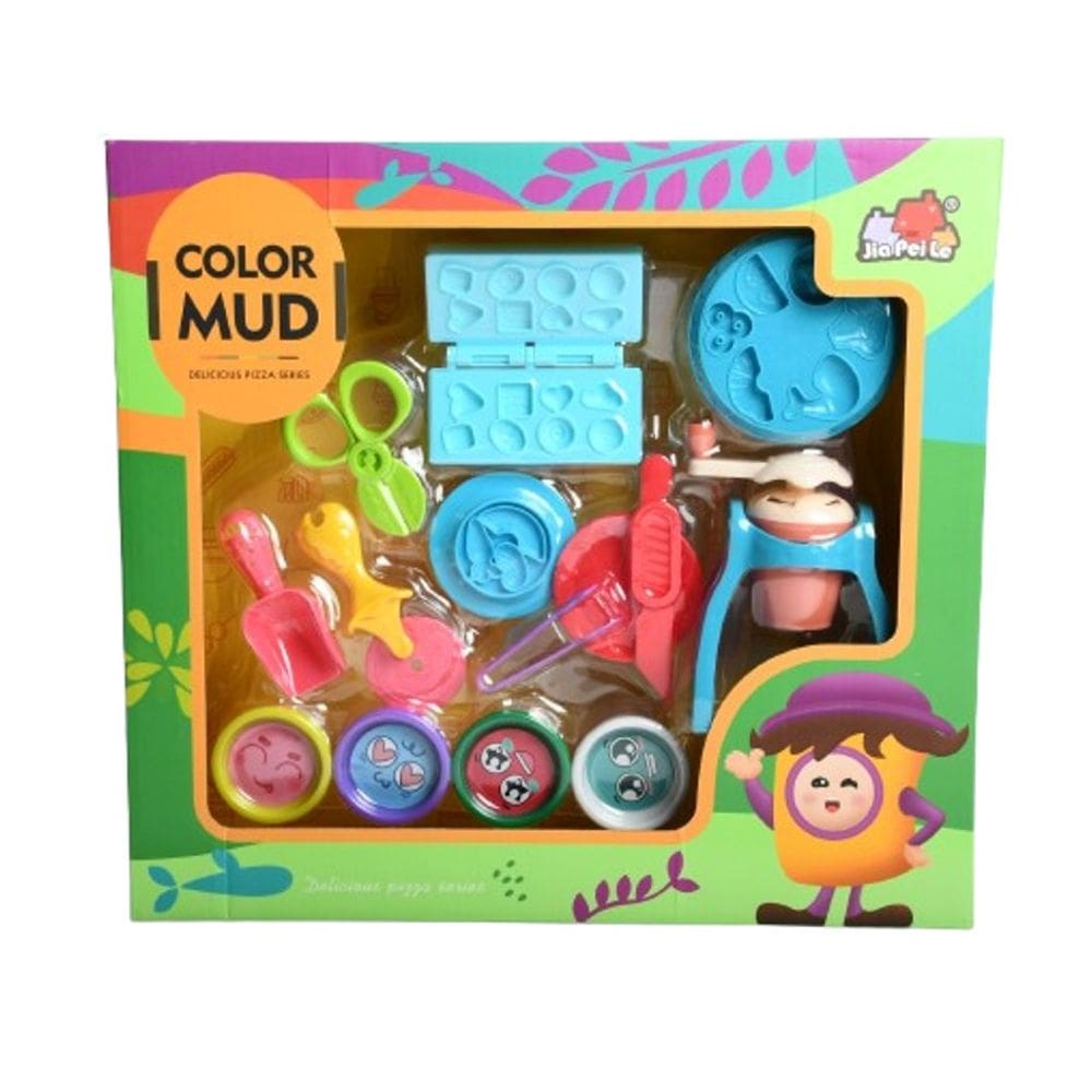 Conjunto Massinha de Modelar Color Mud Pizza Series
