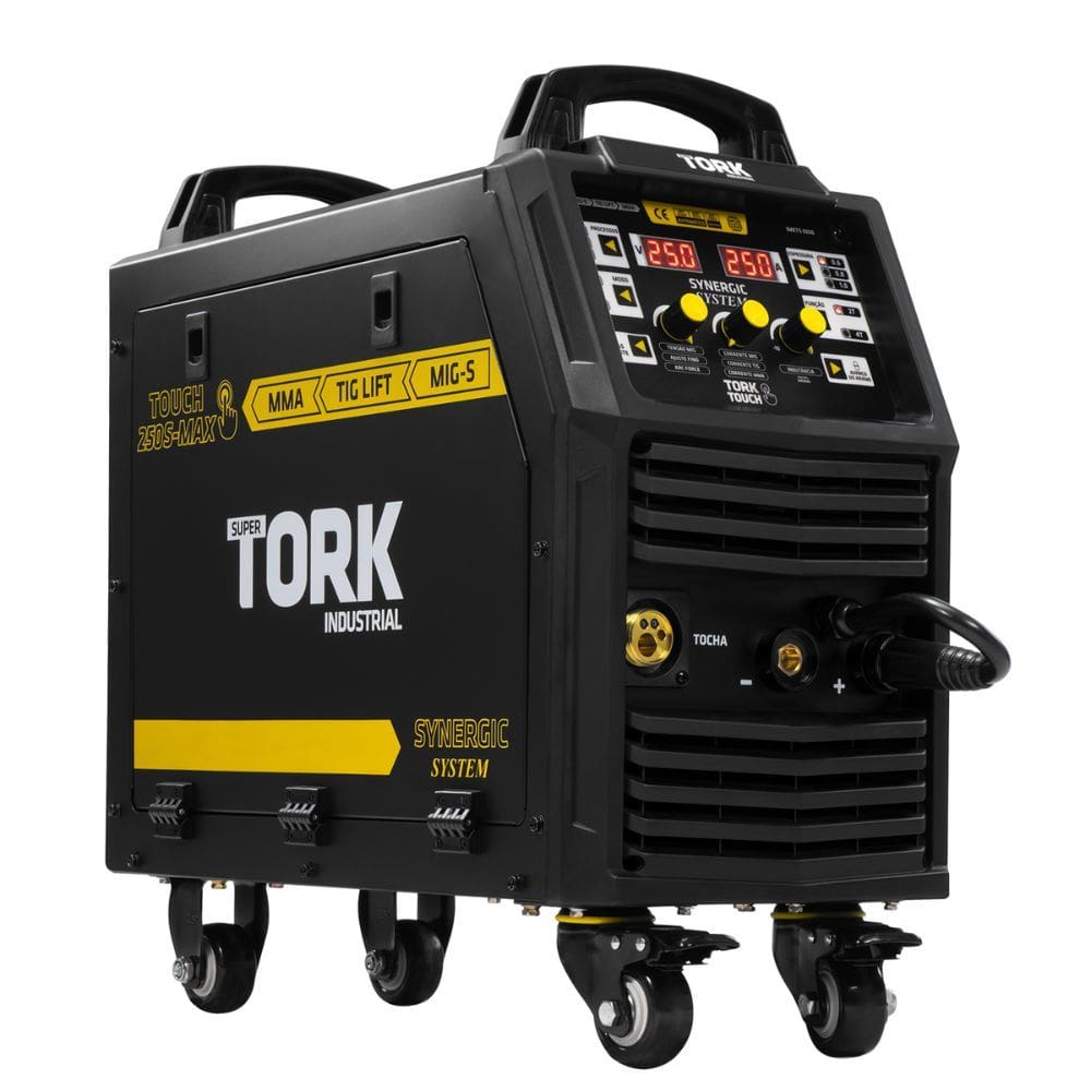 Inversor De Solda Mig Sinérgico Tig Mma 250a Touch 250s-Max
