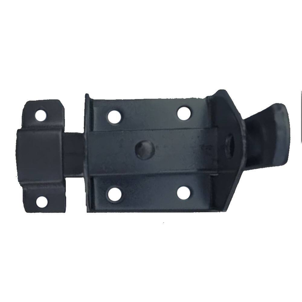 Trinco Fecho Chato P/ Portão Porta Cadeado 5x3cm Nº0 Preto
